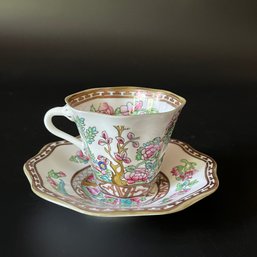 A Beautiful Antique Coalport  Porcelain Tea Cup - Indian Tree