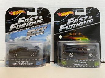 Hot Wheels/ Mattel -pair Of FAST AND FURIOUS Die Cast Cars.(#137)