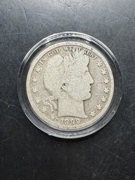 1899 Barber Silver Half Dollar