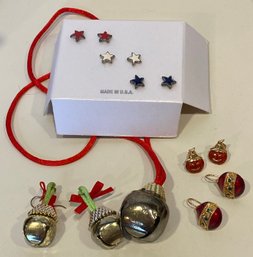 Holiday Earrings And Necklace