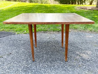 A Formica Table With Mid Century Teak Stick Legs