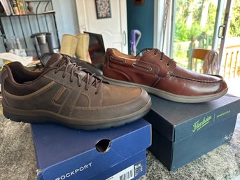 Two Pair Mens NEW SHOES - Rockport & Florsheim