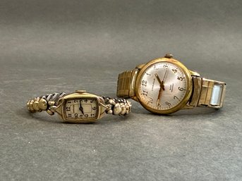 Vintage Wristwatches: Ladie's Hamilton & Men's Caravelle