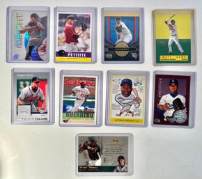 9 Baseball Cards Including Guerrero, Pettitte, Beckett And More