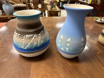 2 Beautiful Southwest Vases