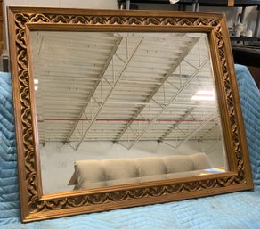 Beautiful Wood Wall Mirror ~ Beveled Edge ~