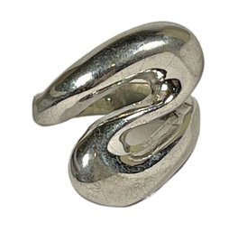 Modernist Sterling Silver Ladies Ring Size 5