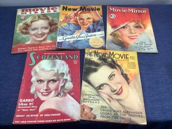 Vintage Movie Magazines Lot