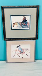 Pair Of Southwestern Art Prints