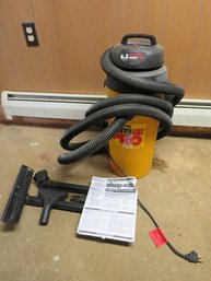 4.5hp Shop Vac Wall Hang Up Pro & Accessories