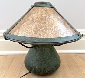 Mica Lamp Company Copper Table Lamp, Purchased For $400 In 1994