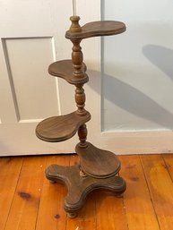 Vintage Wood 4 Tier Plant Stand