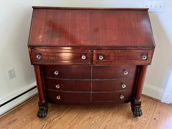 Antique Desk Turned Bar!