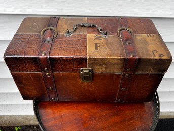 Vintage Inspired Decorative Trunk Box