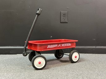 A Small Classic Radio Flyer Wagon