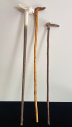 3 Wooden Walking Stick