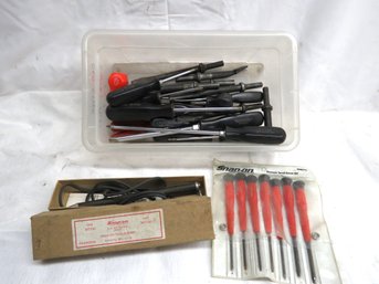 Snap On Tools Etching Pencil Screwdrivers Air Hammer Bits