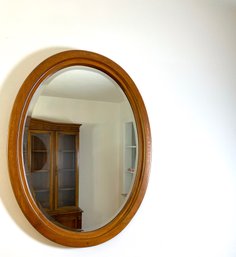 Hitchcock Oval Beveled Harvest Mirror