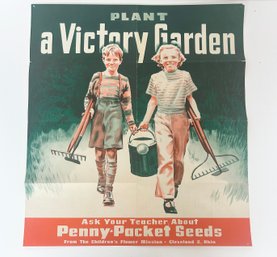 Original World War 2 Victory Garden Poster