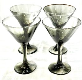 Vintage Ember Martini Glasses By Pier 1