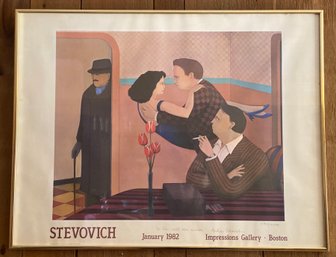 Stevovich Gallery Poster Signed And Numbered