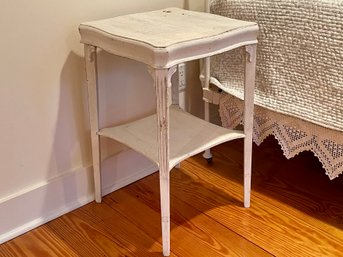 Shabby Chic White Side Table (project Piece)