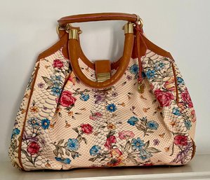 Brahmin Oasis Flower Elissa Hand Bag