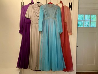 Selection Of Vintage Formal Gowns (M / L)