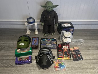 Lot Of Star Wars Items And Misc Toys