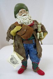 A Fabriche Musical Pony Express Santa Figurine By Kurt Adler