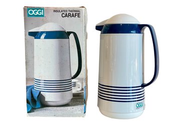 Oggi 1 Liter Insulated Thermal Carafe With Box