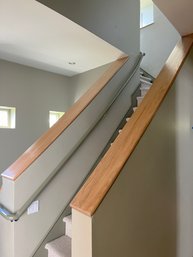 Oak Trim Boards At Stairs