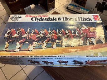 Budweiser Clydesdale 8 Horse Hitch  #6716  Vintage