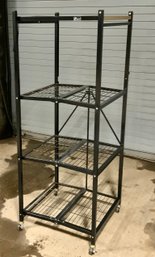 Oragami 4 Tier Folding Shelf ~ Wheels ~