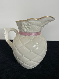 QUILTED TIED WITH LOVE LENOX PITCHER