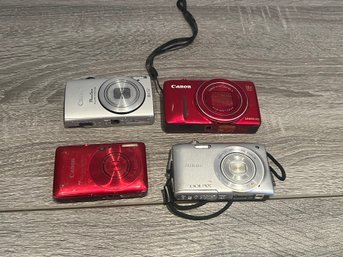 Lot Of 4 Digital Cameras