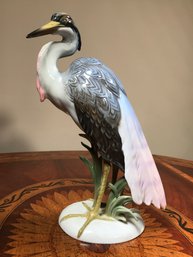 Very RARE Vintage ROSENTHAL Heron / Crane Figurine By MAX HERMANN FRITZ - Retail Price As High As $1,500