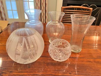 Glass Lot #1 - 5 Pieces