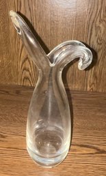 Gorgeous Steuben Heavy Glass Vase Decanter  ~ Signed ~