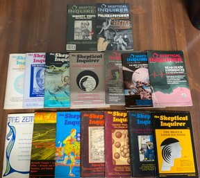 16 Vintage Skeptical Inquirer Magazines