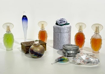 Vicky Theil Perfume Bottles In Lalique Style And More