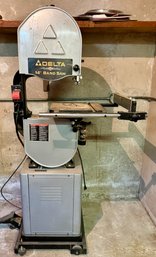 Delta 14 Inch Platinum Edition Band Saw On Wheels- Model 28-255 - Extra Blades Included - Working