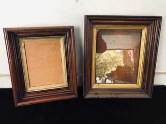 Pair Of Antique Wooden Picture Frames