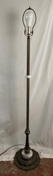 Metal And Marble Floor Lamp