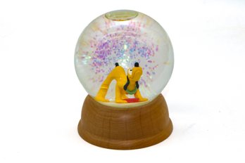 The First Limited Edition Disney Crystal Snow Globe Collection 'Pluto'