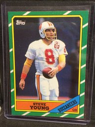 1986 Topps Steve Young Rookie Card - M