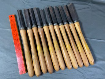 11 Piece Wood Carving Chisel Set Wood Handle Japan