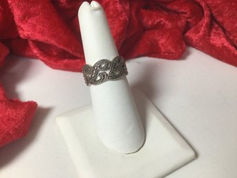Sterling Marcasite Ring 2