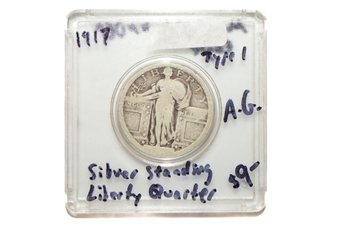 1917 Standing Liberty Silver Quarter