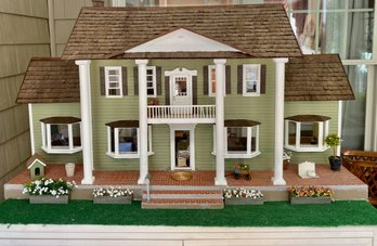 Monumental Custom Built Furnished Dollhouse